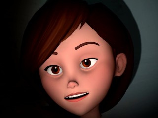 [SFM] Helen Parr - the Incredibles, Elastigirl Gebruikt Haar Dildo