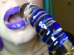 Oral Fixation: Mouth & Glass Dildo - Screenshot 5 of 16 - Mouth Fetish