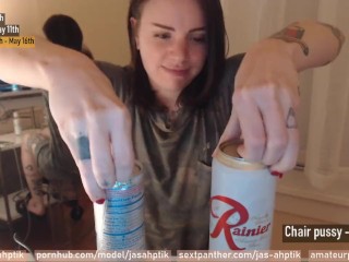 Camgirl Gets Busy with both Hands