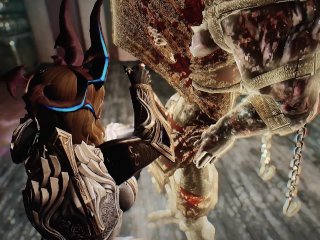 skyrim monster fuck Strong female warrior