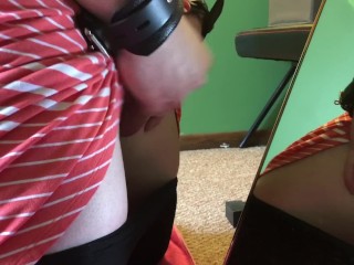 Sissy Panty Boy Quick Cumshot