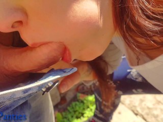 Cum in panties and pull them up before the_ picnic