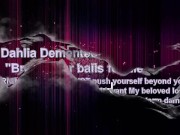 Preview 1 of FemDom Goddess Dahlia Extreme CBT, edging & countdown JOI