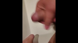 Horny before getting in the shower...wait for the cumshot