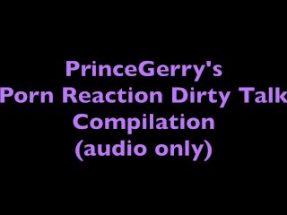 solo male dirty talk, audio only, masturbation, porn reaction