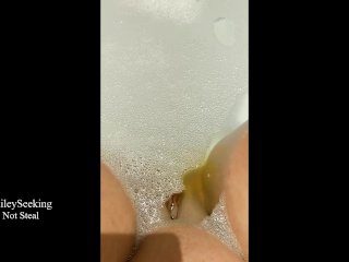 big boobs, solo female, bathtub, butt