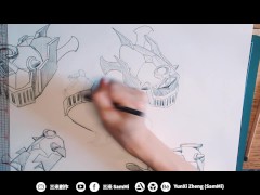手繪日常 & 上個貼圖 | 拜託拜託~感謝感謝~ | 三米 SamMi