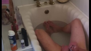 Porn and a Soapy Wank.