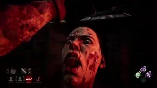 A Meg Is Discovered In The Basement Of A Dead By Daylight Hillbilly