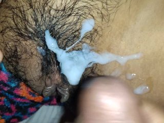Inserting cook in the pussy of my step sister 2