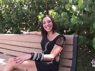 Big Booty Latina Shakes Her Naked Ass In A Public Park