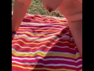 MILF Mothers Day Risky Nude Picnic Pissing & River Crossing