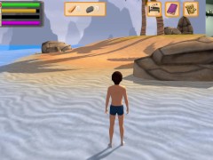 Young Stud Goes Through Shipwreck and Survives Hentai Island