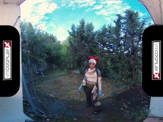 VRCosplayX Hard Anal 3some With Lesbian APEX Legends Lifeline & Wraith screenshot number 1