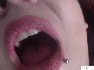 Unaware GIANTESS Teases,Licks and Squishes YOU POV