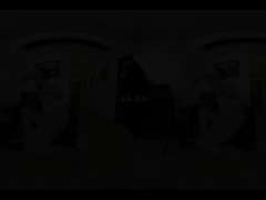 Virtual Reality Piss Play For Sexy Brunette