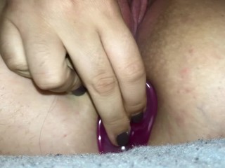 Fuck my Pussy with BUTT PLUG, then I Stuff my TIGHT ASSHOLE in my DORM!