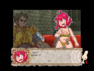 hentai game, small tits, redhead, red head