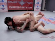 Preview 5 of Charlotte Sartre Mixed Nude Wrestling and Foot Fetish Play - Evolved Fights
