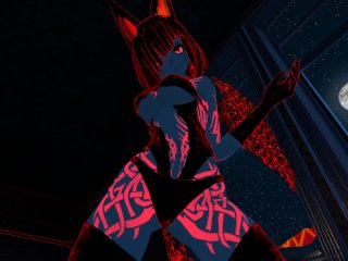 Sexy Tattoo Glowing Succubus Gives Virtual LapDance