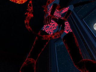 Sexy Tattoo Glowing Succubus Gives Virtual_Lap Dance