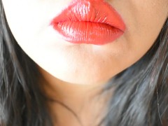 ASMR Big Red Lips: Moaning and Breathing
