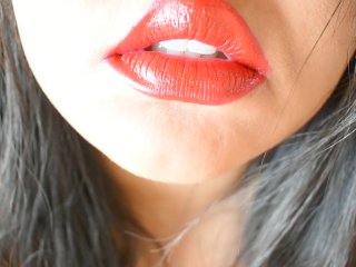 ASMR Big Red Lips: Moaning_and Breathing