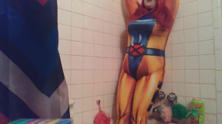 Jean Grey Is Tied Up And Filled With Water