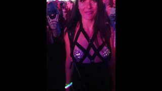 Dancing for daddy at EDC 2019