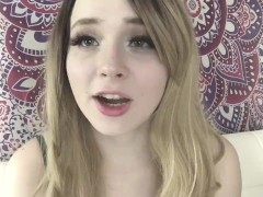 Humiliating JOI from a blonde teen - Screenshot 1 of 16 - Kink