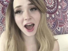 Humiliating JOI from a blonde teen - Screenshot 8 of 16 - Teenpoint Of View