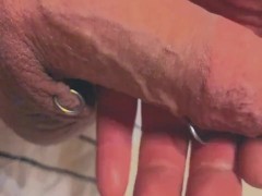 Video My new pierced floppy hung cock