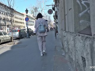 GERMAN SCOUT - CUTE COLLEGE SARA TALK TO FIRST ANAL AT STREET CASTING screenshot number 0