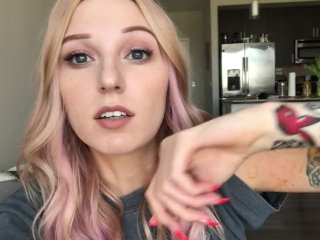 solo female, vlog, exclusive, tattooed