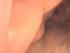 hairy granny outdoor fucked by a young man