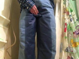 omorashi, kink, peed pants, male omorashi