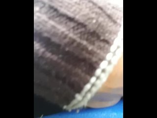 Little Wet Kitty_Orgasms Hard in Public, Cum Drips to her_Ass!