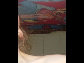 Stick your cock in medaddy while I suck on my mounteddildo in the window