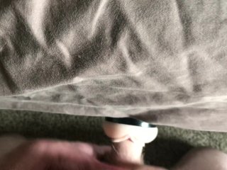 Wife Is Away So I Watch Our Most Popular Blowjob Video and_Fuck Fake Pussy