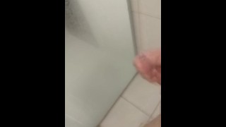 Handjob in the shower