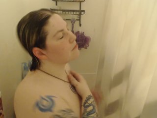 shower, tattooed women, big boobs, verified amateurs