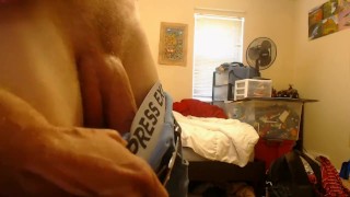 Check Out This Big Dick Masturbate And Cum Amateur Homemade Jerk Off Video