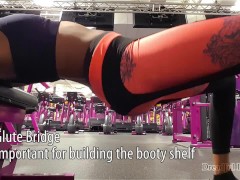 Booty Sculpting Workout For Camgirls+Locker Room Striptease