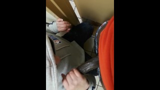 Cute 18-Year-Old Twink Caught Sucking In Store Bathroom Pt 1