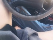 Preview 2 of pov: masturbating in my car on the side of the road
