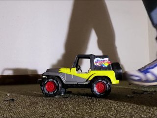 Toycar Crush with Nike Sneaker (View 1)