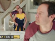 Preview 4 of Brazzers - Dirty cheerleader Gia Derza loves sneaky sex