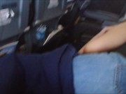 Preview 2 of Public Foot Fetish on the Plane