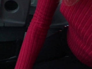 Angel Emily public blowjob and_fuck in_the bus with creampie