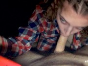 Preview 2 of AMATEUR BLOWJOB from  with with Green Eyes | POV by MihaNika69
